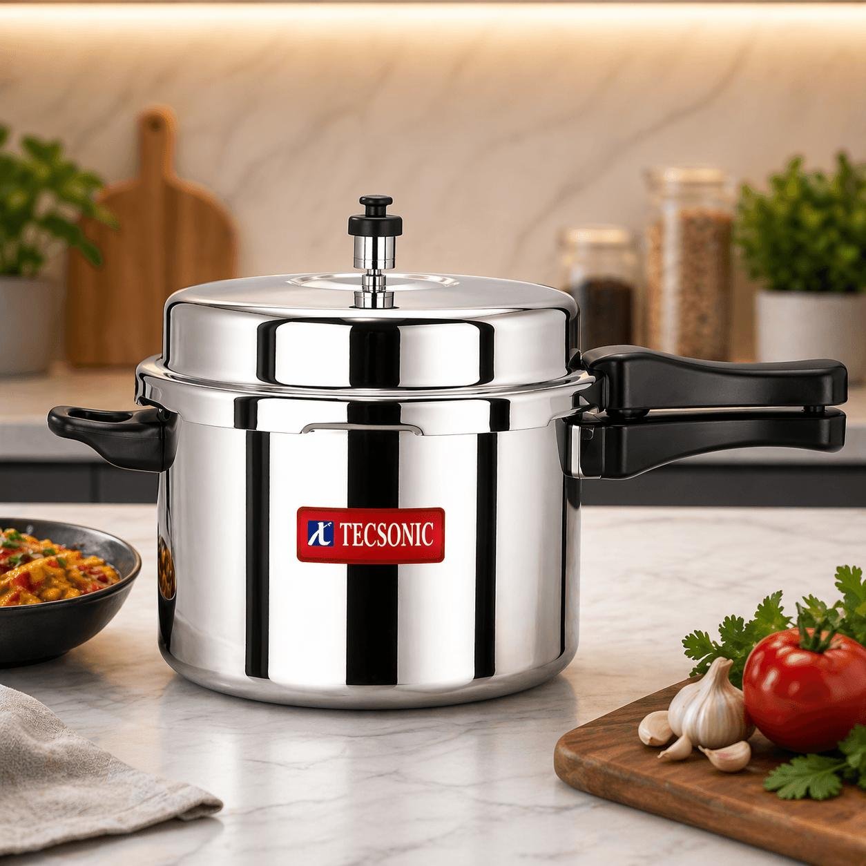 TECSONIC PRESSURE COOKER  (3L)