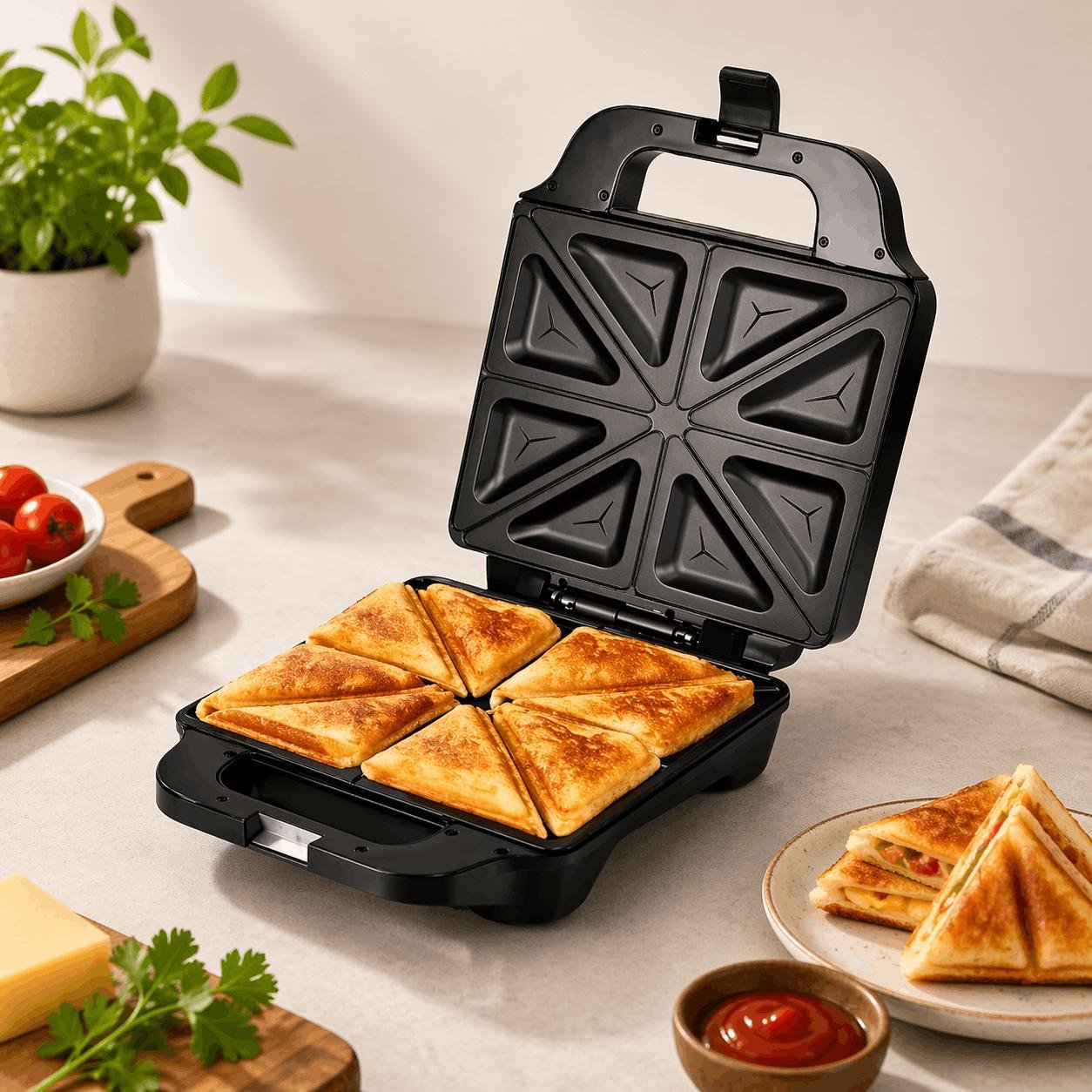 RICHPOWER SANDWICH MAKER (4 slice)